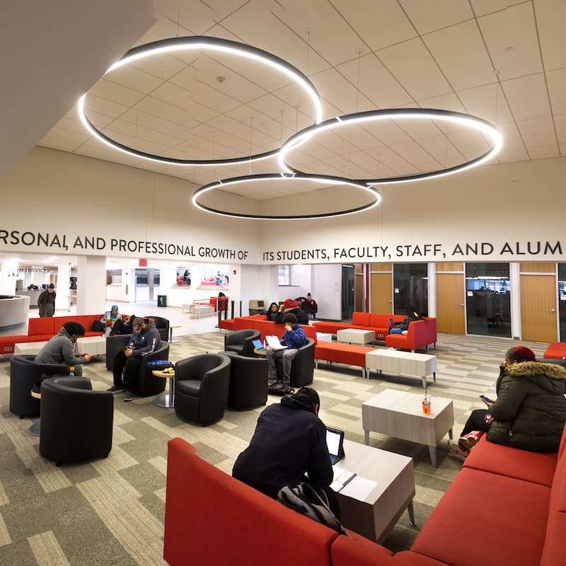 Academic Commons student space in Butler Library